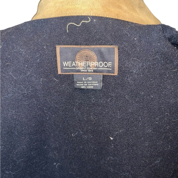 Men’s tan suede like WEATHERPROOF all weather shacket - Picture 7 of 7